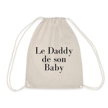 tshirt daddy de son baby - Sac de sport léger - nature - Devant