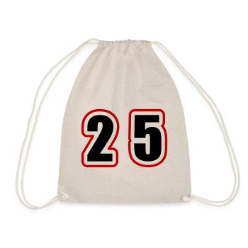 25 Number College - Drawstring Bag - nature - Front