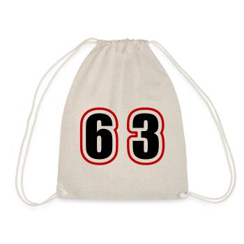 63 Number College - Drawstring Bag - nature - Front