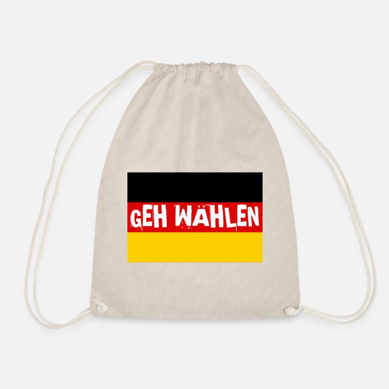geh wählen - Turnbeutel - Natur