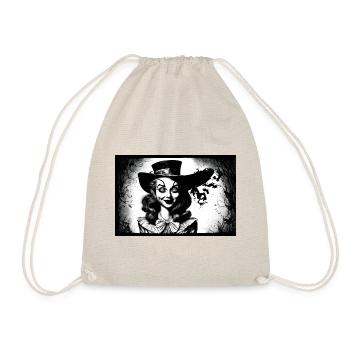 Alice #7 - Drawstring Bag - nature - Front
