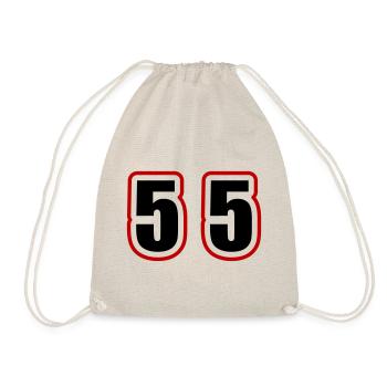55 Number College - Drawstring Bag - nature - Front
