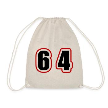 64 Number College - Drawstring Bag - nature - Front