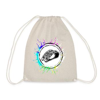 Burrito Symbol Colorful - Drawstring Bag - nature - Front