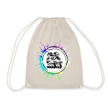 Inline skates icon Colorful - Drawstring Bag - nature - Front