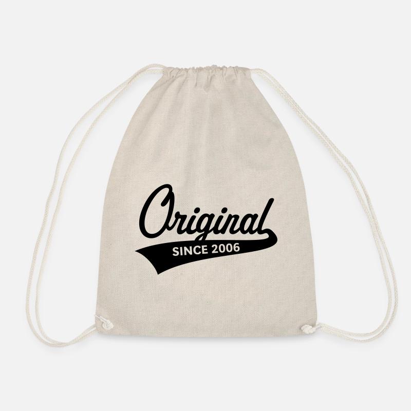 Original Since 2006 (Geburtsjahr, Geburtstag / B) - Turnbeutel - Natur