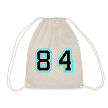 84 Symbole numérique - Sac de sport léger - nature - Devant