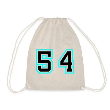 54 Symbole numérique - Sac de sport léger - nature - Devant