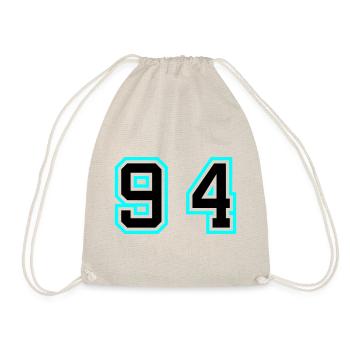 94 Symbole numérique - Sac de sport léger - nature - Devant
