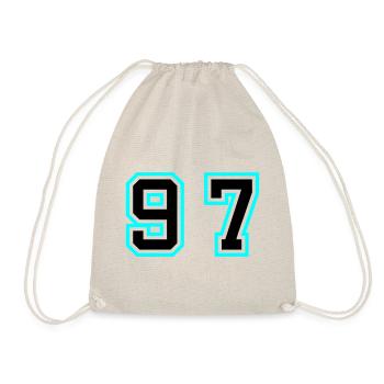 97 Symbole numérique - Sac de sport léger - nature - Devant