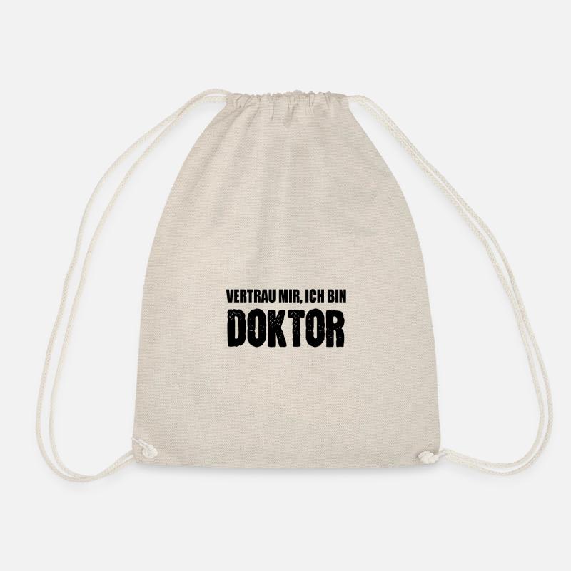 Vertrau mir, ich bin Doktor - Turnbeutel - Natur
