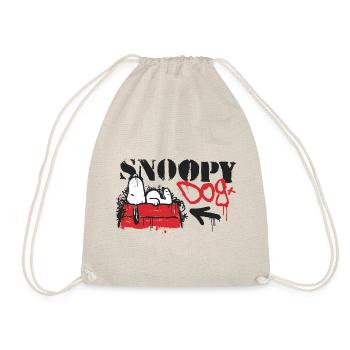Peanuts Snoopy Dog Graffiti Street Art - Turnbeutel - Natur - Vorne