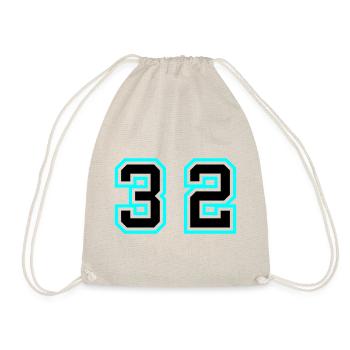 32 Symbole numérique - Sac de sport léger - nature - Devant