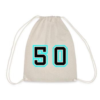 50 number symbol - Drawstring Bag - nature - Front