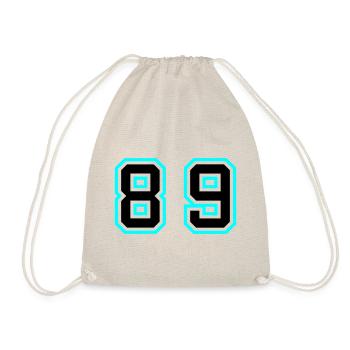 89 Symbole numérique - Sac de sport léger - nature - Devant