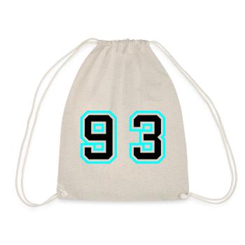 93 Number Symbol - Drawstring Bag - nature - Front