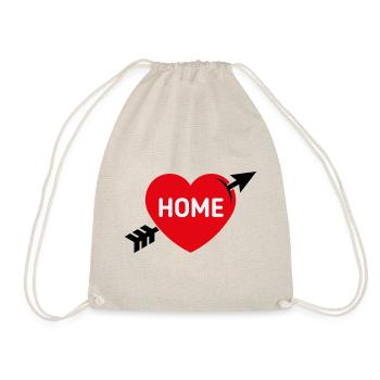 I Love My Home (Home Country / Hometown / 3C) - Drawstring Bag - nature - Front