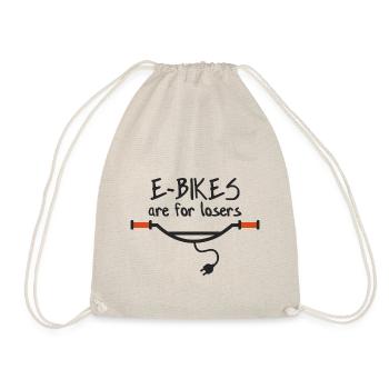E-Bikes are for losers - Drawstring Bag - nature - Front