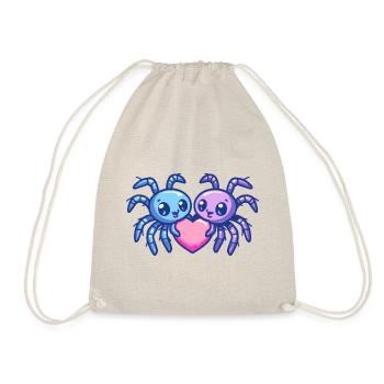 Couple de tarentules Amour Araignée Amoureuse - Sac de sport léger - nature - Devant
