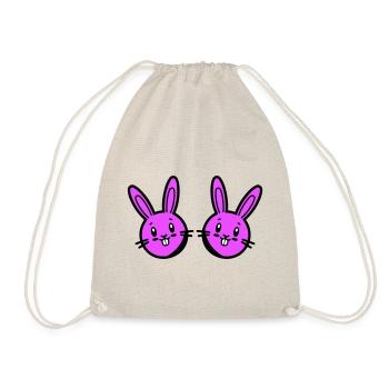 Easter Bunny Easter - Drawstring Bag - nature - Front
