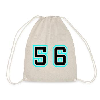 57 Symbole numérique - Sac de sport léger - nature - Devant