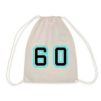60 Number Symbol - Drawstring Bag - nature - Front