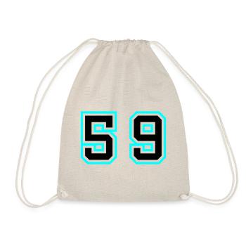 59 Number Symbol - Drawstring Bag - nature - Front