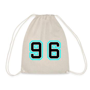 96 Symbole numérique - Sac de sport léger - nature - Devant