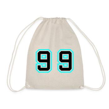 99 Symbole numérique - Sac de sport léger - nature - Devant