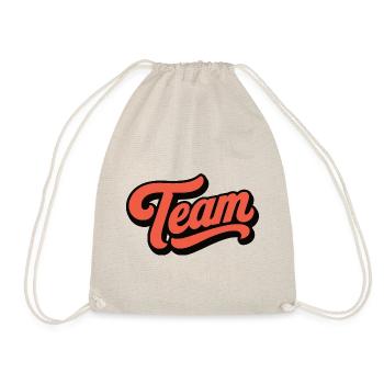 Team - Turnbeutel - Natur - Vorne
