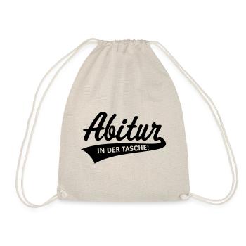 Abitur – In Der Tasche! (Abiturient / Abi / Black) - Turnbeutel - Natur - Vorne