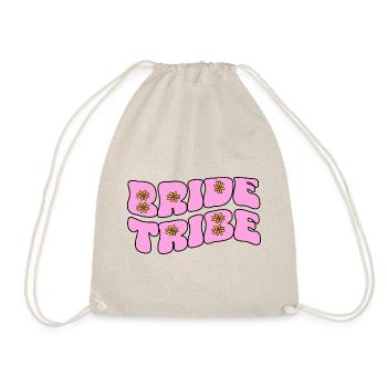 Bride Tribe - Drawstring Bag - nature - Front
