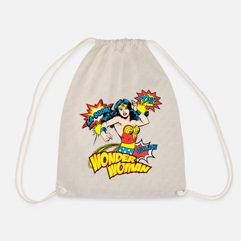 DC Comics Retro Wonder Woman - Turnbeutel - Natur