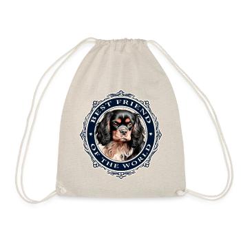Meilleur ami du monde Cavalier Black & Tan - Sac de sport léger - nature - Devant