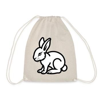 Hase Ostern - Turnbeutel - Natur - Vorne