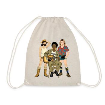 B W U WANT TO B - nice people - Drawstring Bag - nature - Front