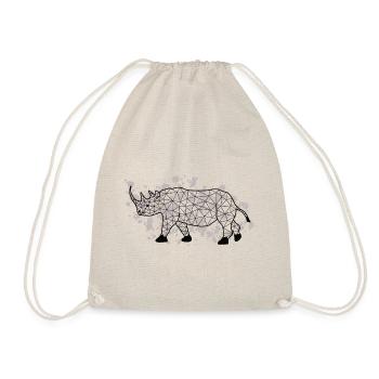 Rhinoo GeomeTRIX bunt - Turnbeutel - Natur - Vorne