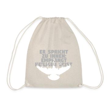 Receive Comforter - German - Drawstring Bag - nature - Front