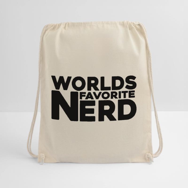 nerd coder iq server Drawstring Bag