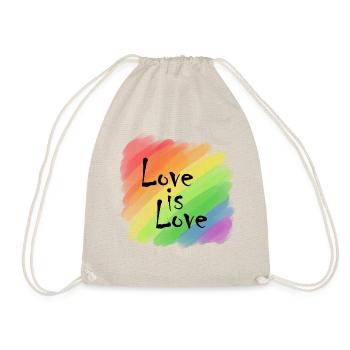 Love is Love - Sac de sport léger - nature - Devant