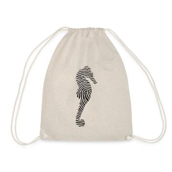 Sea horse seahorse - Drawstring Bag - nature - Front