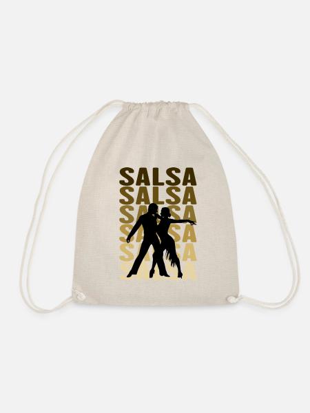 Salsa dance - Drawstring Bag - nature