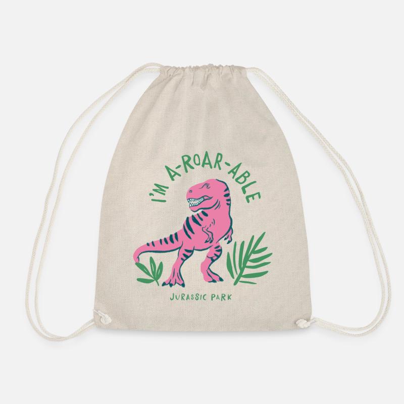 Jurassic Park T-Rex I'm A-ROAR-ABLE - Turnbeutel - Natur