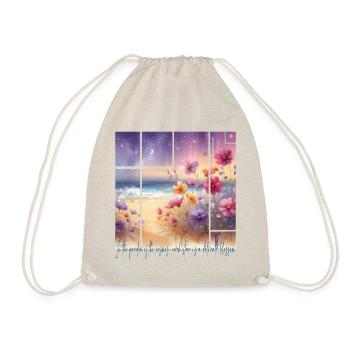 Flowers - Drawstring Bag - nature - Front
