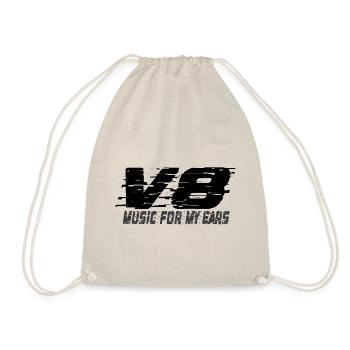 V8 (en anglais seulement) - Sac de sport léger - nature - Devant