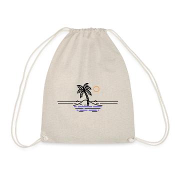 Palm Island Holidays - Drawstring Bag - nature - Front