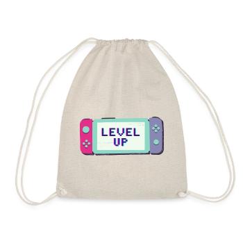 Level Up wechseln - Turnbeutel - Natur - Vorne