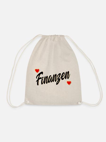 GELD LIEBEN FINANZEN - Turnbeutel - Natur