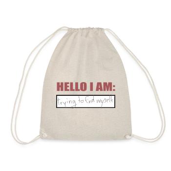 Hello I am - Turnbeutel - Natur - Vorne