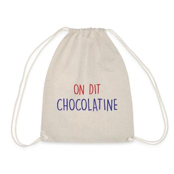 on dit chocolatine - Sac de sport léger - nature - Devant